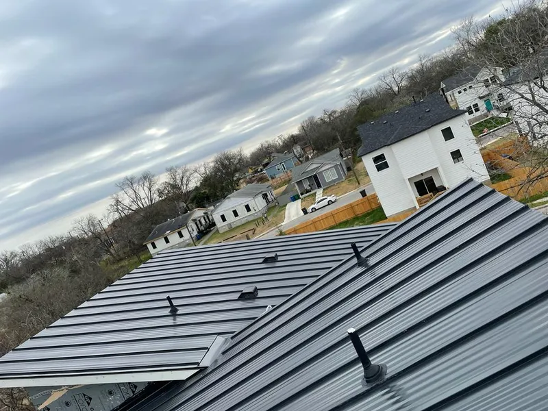 Standing seam metal roof panels with vents for Skylight Repair in Holliston